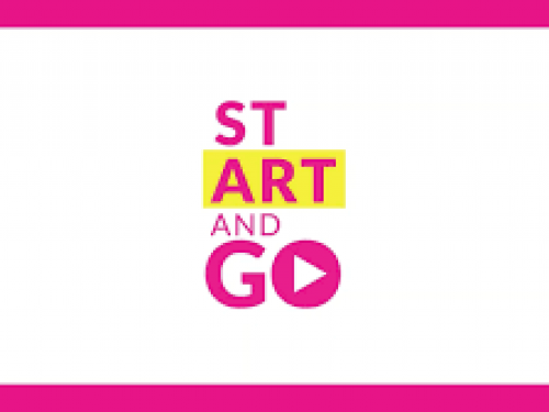 scritta start and go