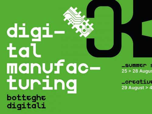 una pinza e la scritta digital manufactoring