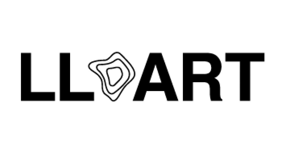 lettere: LL ART su fondo bianco. Logo del concorso