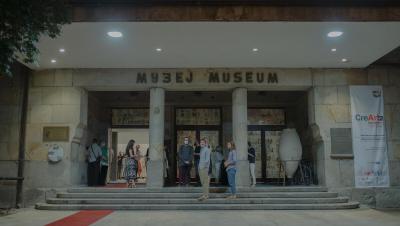 Inaugurazione della mostra europea CreArt a Skopje il 2 luglio.